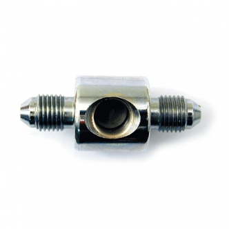 Goodridge Brake Switch Fitting Without Tab in Chrome Finish (ARM177029)