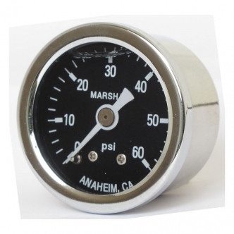 Motorcycle oil store pressure gauge