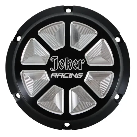 Joker Machine Joker Racing Derby Cover In Black Anodised Finish For 2004-2022 Sportster Models (10-692B)