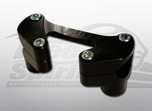 Free Spirits Triumph Speed Triple Risers For Oversize Handlebar Black (302113K)