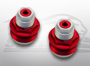 Free Spirits Fork Spring Pre-Load Adjustment Kit (Red) For Triumph 41mm Fork Tube (301300R)