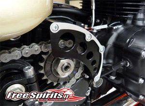 Free Spirits Triumph Classic & Cruiser Sprocket Cover Contrast Cut (307514KS)