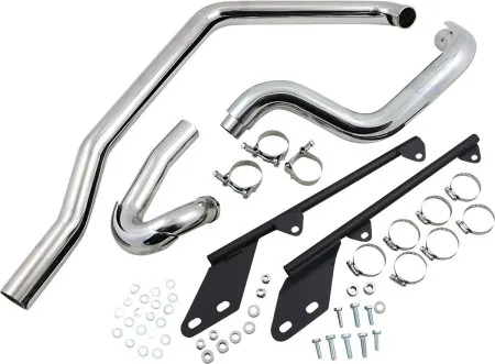 Bassani Power Curve True-Dual Crossover Header Pipes For Harley Davidson 1986-2006 Softail Models (Except 1995 Heritage) (SFT-211)