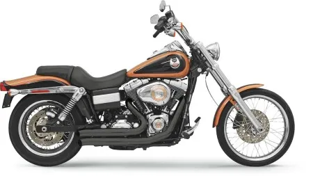 Bassani FireSweep Series Exhaust In Black Finish For Harley Davidson Dyna 2006-2017 With Mid Or Forward Controls (Except FLD) (13123D)