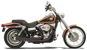 Bassani Road Rage 2 Into 1 Short System In Black For Harley Davidson 2006-2017 Dyna Models (13122J)