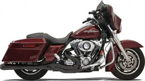 Bassani Road Rage II Mega Power System In Black For Harley Davidson 1995-2016 Touring Models (FLH-767B)
