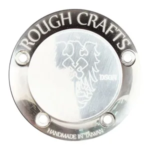 Rough Crafts Point Cover In Polished Finish, 5 Hole, For 1999-2017 Twin Cam Models (ARM518339)