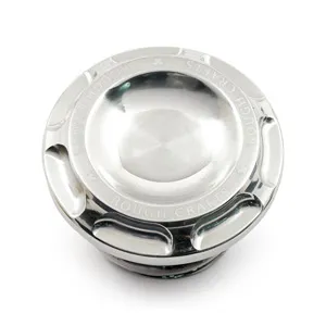 Rough Crafts Groove Polished Gas Tank Cap (933826-342)