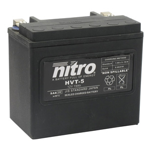 Nitro HVT Battery For 73-86 FXE, 82-94 FXR, 84-90 Softail & 79-96 XL Models (ARM487059)