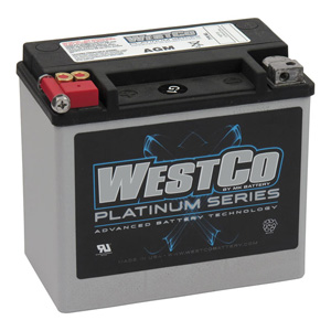 WestCo Sealed AGM Battery For 73-86 FXE, 82-94 FXR, 84-90 Softail, 79-96 XL Models (ARM210855)