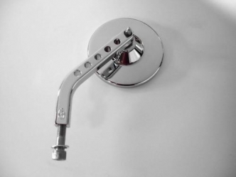 Joker Machine View Tech VII Mirror in Chrome Finish For Left Side Only For Stock Mirror Position (03-017L)