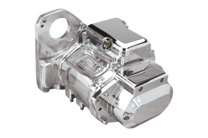 Jims USA 5-Speed Transmission Assembly With Polished Aluminium Case With Close Ratio For 1990-1999 Softail Models (8004)
