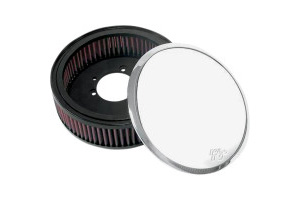 K&N RK Series Billet Air Cleaner Smooth Round Air Filter Assembly For 1991-2020 XL Sportster Models (RK-3903)