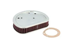 K&N Air Filter For 08-15 Twin Cam (EFI), 12-15 FLS, 11-15 FXS, 08-11 FLSTSB & 13-17 FXDB Models (HD-1611)