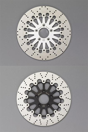 Harrison Billet SP16 11.5 Inch Rotor In Polished, Clear Anodised or Black Finish For 2000-Up Harley Davidson