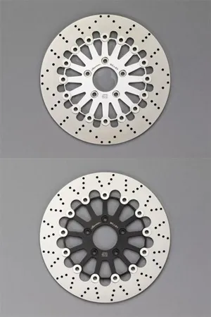 Harrison Billet SP16 13 Inch Rotor In Polished, Clear Anodised or Black Finish For 2000-Up Harley Davidson