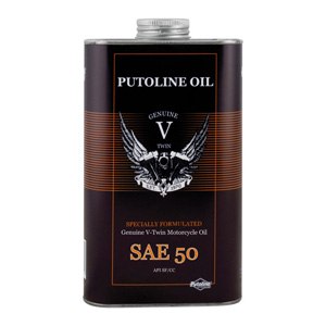 Putoline SAE 50 Motor Oils - Mineral Mono Grade - 1 Litre For 1936-1984 Big Twin Models (ARM204219)