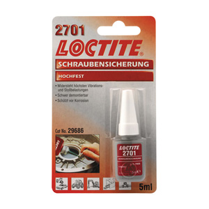 Loctite 2701-171-268 Red (High Strength) Fluid - 5ML (ARM800685)