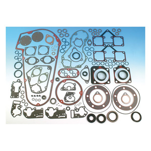 James Motor Gasket Set For 66-84 Shovel - 1200/1340cc 4-Speed FL - FX Models With Fire-Ring Head And Silicone Prim Gaskets (17029-70-A)