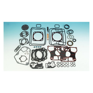 James Motor Gasket Set For 84-91 All Evo 4 & 5-Speeds. With MLS Head & RCM Cyl. Base & Rocker Base Gaskets (Without Primary Gaskets) (17035-83-MLS)