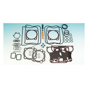 James Top-End Gasket Set for Evo Sportster - 86-90 XL 883/1200 (Rubber Rocker Cover Gaskets) - (17032-86-B)