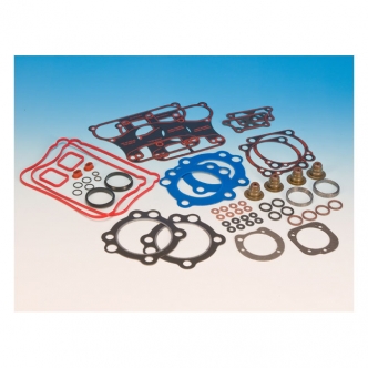 James Top-End Gasket Set for Evo Sportster - 2007-2022 XL 883/1200 - Metal Base Cyl. Base & Rocker Cover Gaskets (17049-07-X)