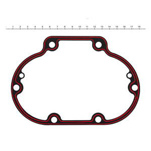 James Transmission End Cover Gasket For 06-17 Dyna; 07-23 Softail, 07-23 Touring (36805-06-X)
