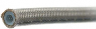 Goodridge Custom Brake Line in Braided Stainless Steel Hose Without Protective Cover & With Stainless Steel Fittings
