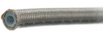Goodridge Custom Brake Line in Braided Stainless Steel Hose Without Protective Cover & With Stainless Steel Fittings
