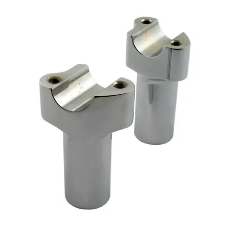 Wild 1 Straight 3.5 Inch Risers In Chrome (WO529)