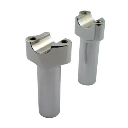 Wild 1 Straight 4.5 Inch Risers In Chrome (WO526)