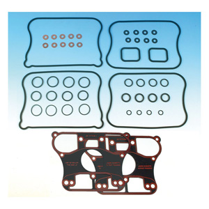 James Rocker Cover Gasket Set For 86-90 XL 883/1100/1200 (17030-89)