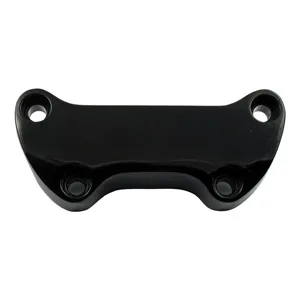 Doss Plain Handlebar Top Clamp In Black With Skirt (ARM949305)