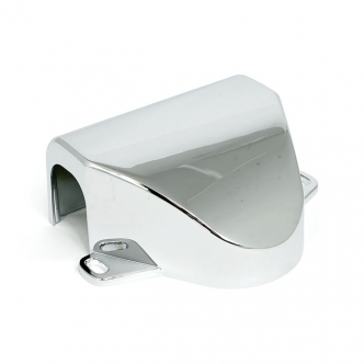 DOSS Handlebar Clamp Cover in Chrome Finish For 1960-1984 FL, FLH & Custom Applications Models (ARM540515)