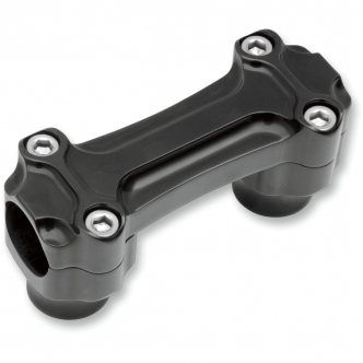 Todds Cycles Bone Bar Clamp Single For 1 Inch Handlebars In Black (BBC3-2)