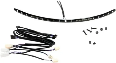 Cycle Vision Chrome Tech Trim With Lights For 96-13 FLHT, FLHX & HD FL Trikes (CV4862B)