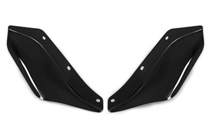 Memphis Shades Black Wind Deflectors For HD Touring And Trike Models (MEM7201)