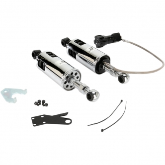 Progressive Suspension 422 Series Standard Duty Shocks With RAP in Chrome Finish For 1989-1999 Softail Models (422-4103C)