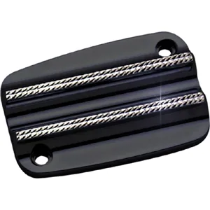Covingtons Customs Black Diamond Edge Front Master Cylinder Cover For 08-14 Touring (Brake) (ARM667359)