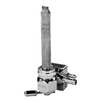 Pingel Power-Flo Vacuum Operated Rear Outlet Petcock in Chrome Finish For 1975-2006 BT & XL (Excluding Injection Models), Customs With 1975-Up Style Threaded Tanks (ARM304419)
