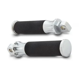 Arlen Ness Deep Cut Fusion Footpegs In Chrome (07-908)