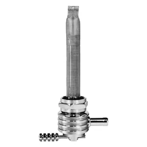 Pingel Round Power Flo-Finned 22mm & Nut in Chrome Finish (6311-CRF)