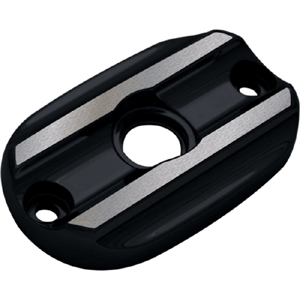 Covingtons Customs Black Rear Master Cylinder Cover For 05-07 Touring; 06-14 Softail (ARM377359)