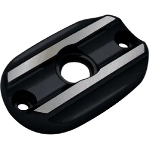 Covingtons Customs Black Rear Master Cylinder Cover For 05-07 Touring; 06-14 Softail (C1155-B)