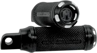 Performance Machine 90 Degree Apex Footpegs In Contrast Cut (0035-1097-BM)