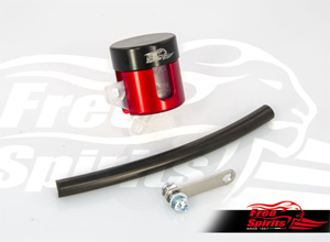 Free Spirits 45 Degree Brake Reservoir Kit In Red For Triumph Motorcycles (303822R)