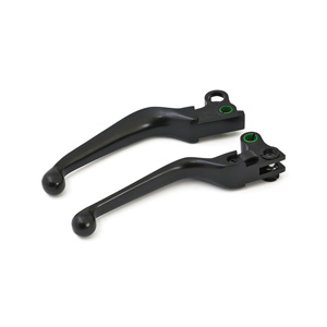 Doss Wide Blade Brake & Clutch Levers In Black For 04-13 Sportster & 08-12 XR1200 Motorcycles (ARM935319)