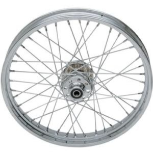 Drag Specialities Replacement Laced 40 Spoked Front Wheel 21x2.15 Inches For 96-99 FXST/C, FXDWG (Single Disc) Part Number (0203-0411)