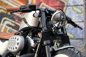 Cult Werk 1 Inch TUV Approved Drag Bars In Black For Harley Davidson Sportster 1984-2020 (HD-SPO034) (ARM056939)
