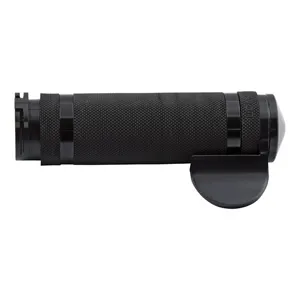 Avon Performance Super Sport Air Grips In Black With Throttle Boss For 2008-2023 Harley Davidson Electronic Throttle Models (AIR-99-ANO-FLY-B)